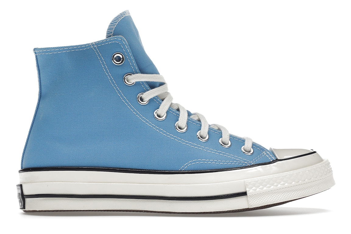 Pre-owned Converse Chuck Taylor All-star 70 Hi University Blue In University Blue/egret/black
