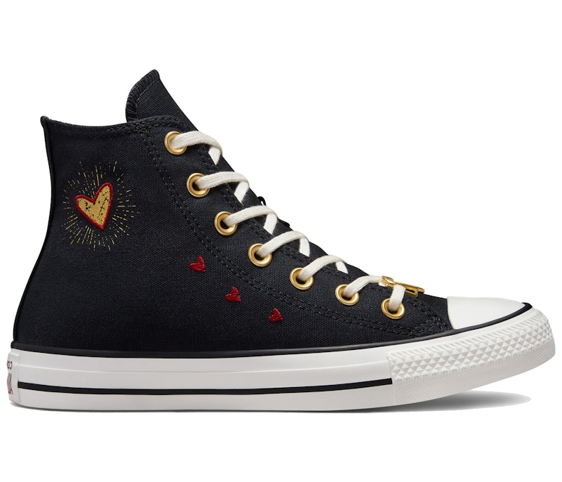 valentine black converse