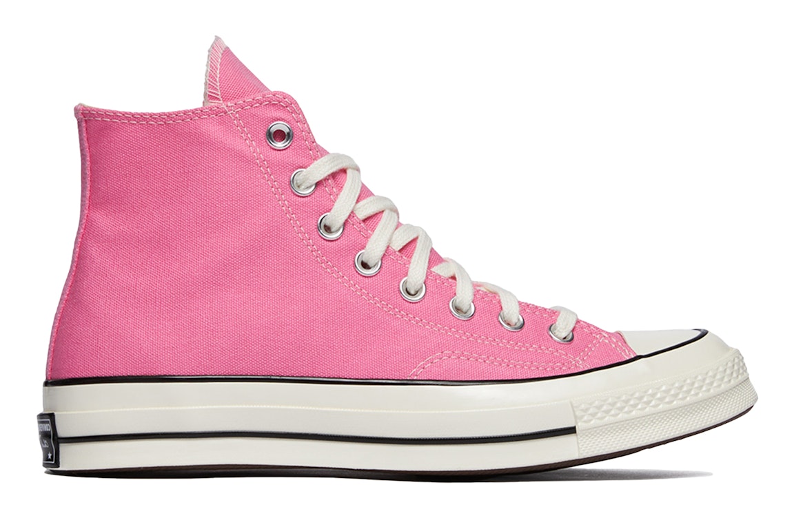 Pre-owned Converse Chuck Taylor All Star 70 Hi Vintage Canvas Pink In Pink/egret/black