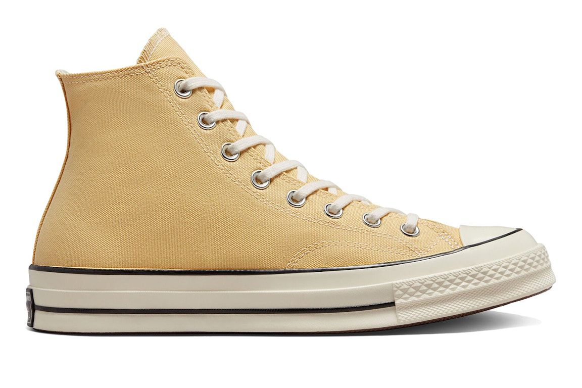 Click to view more detailed imagery on our partner's website Pre-owned Converse Chuck Taylor All-star 70 Hi Vintage Canvas Sunny Oasis In Sunny Oasis/egret/black