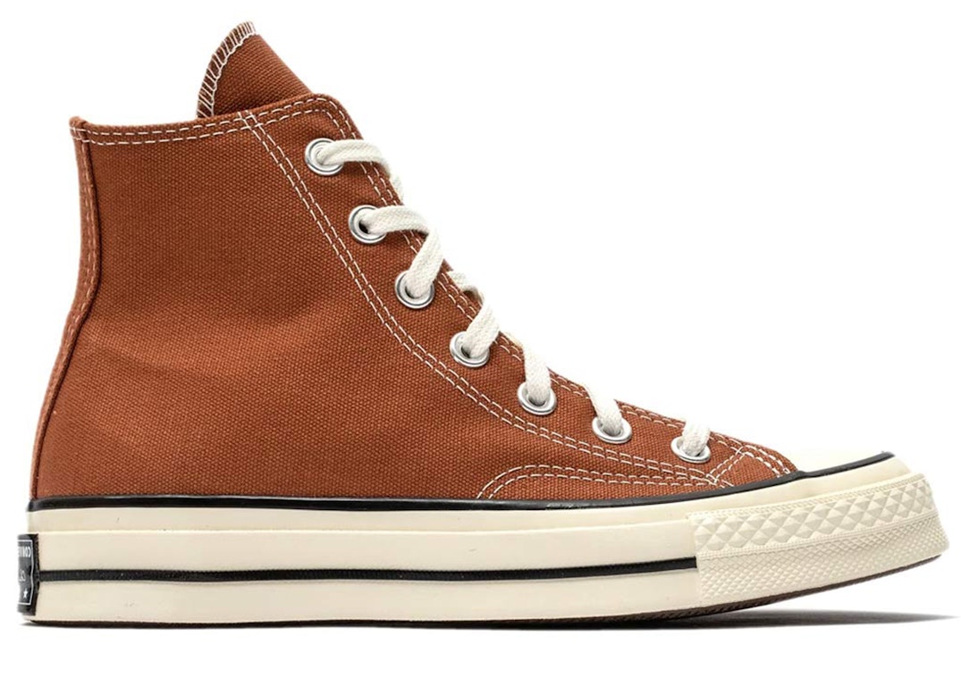 Pre-owned Converse Chuck Taylor All-star 70 Hi Vintage Canvas Tawny Owl In Tawny Owl/egret/black