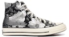 Converse Chuck Taylor All Star 70 Hi Vintage Floral Negro Plateado (de mujer)