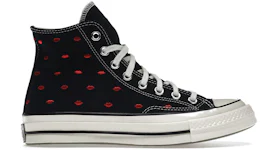 Converse Chuck Taylor All Star 70 Hi Embroidered Lips Black
