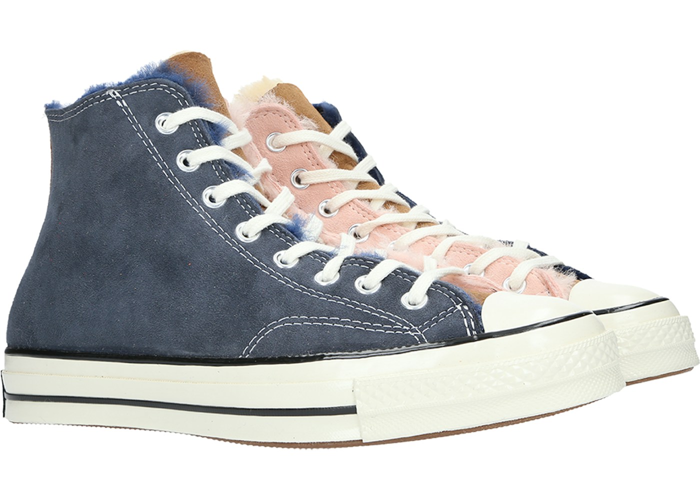 Converse Chuck Taylor All Star 70 Hi Navy Blue Baby Pink 166319c Converse Chuck Taylor All Star 70 Hi Navy Blue Baby Pink 166319c