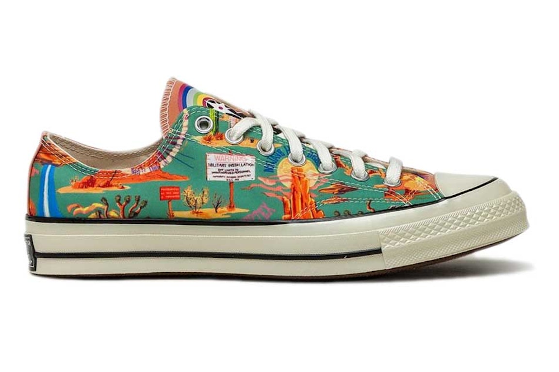 Click to view more detailed imagery on our partner's website Pre-owned Converse Chuck Taylor All-star 70 Ox Twisted Resort In Egret/multi/black