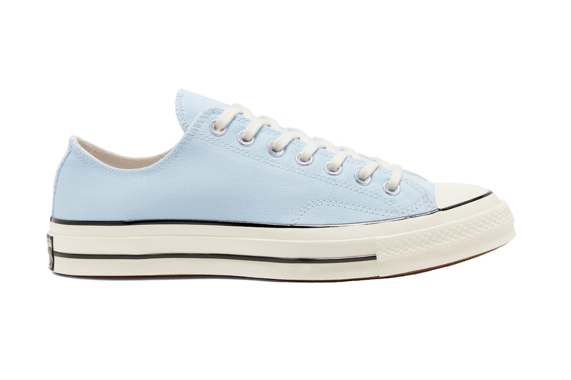 Click to view more detailed imagery on our partner's website Pre-owned Converse Chuck Taylor All-star 70 Ox Agate Blue In Agate Blue/black/egret