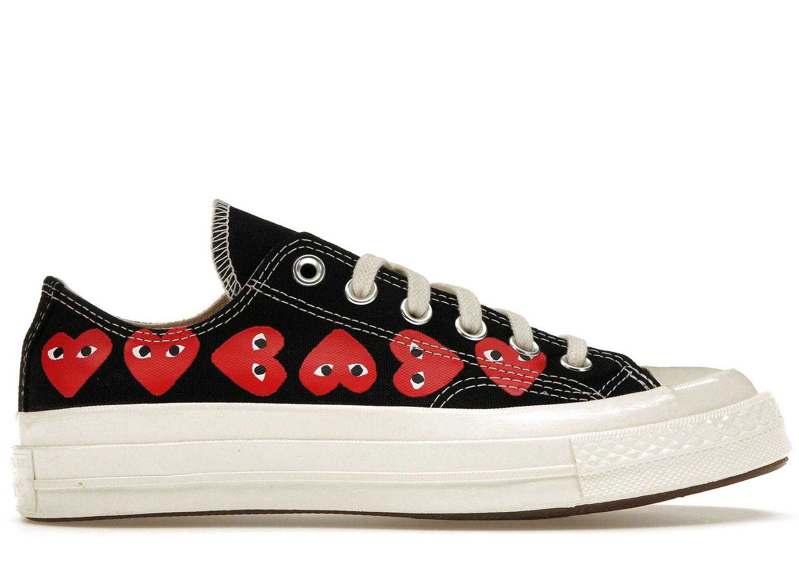 Converse Chuck Taylor All Star 70 Ox Comme des Garcons PLAY Multi-Heart  Black