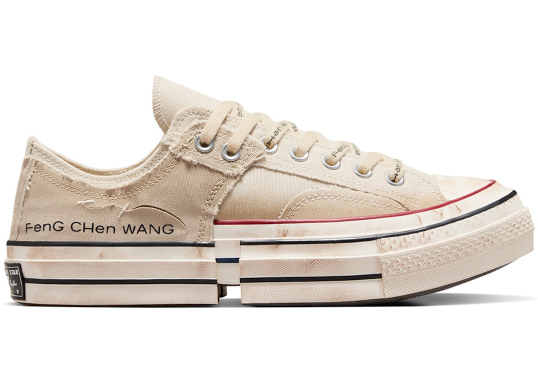 Pre-owned Converse Chuck Taylor All Star 70 Ox Feng Chen Wang 2-in-1 Brown Rice In Natural Ivory/brown Rice/egret