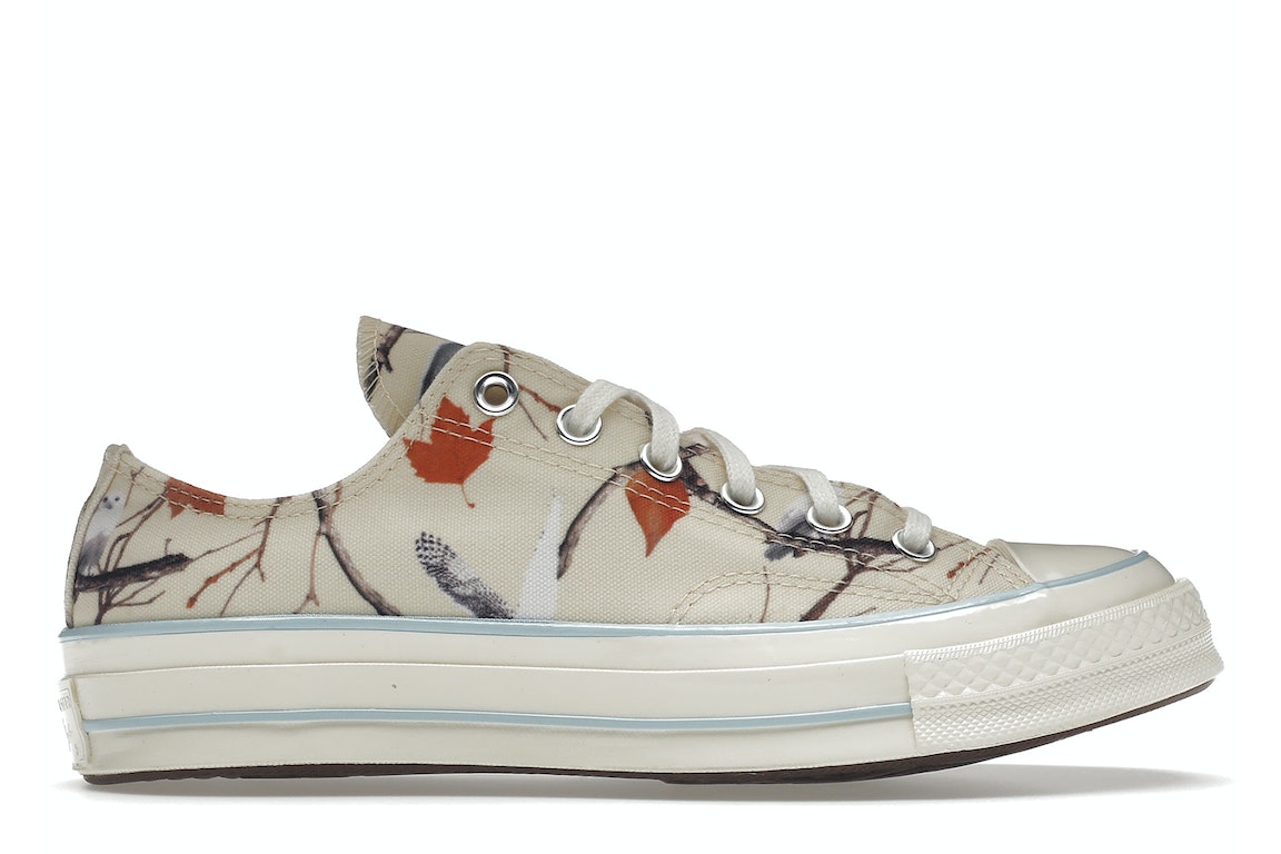 Pre-owned Converse Chuck Taylor All-star 70 Ox Golf Wang Owl Camo In Egret/corydalis Blue