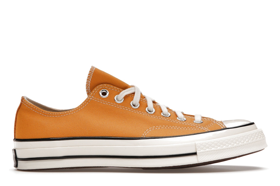 Click to view more detailed imagery on our partner's website Pre-owned Converse Chuck Taylor All-star 70 Ox Sunflower In Sunflower/black/egret