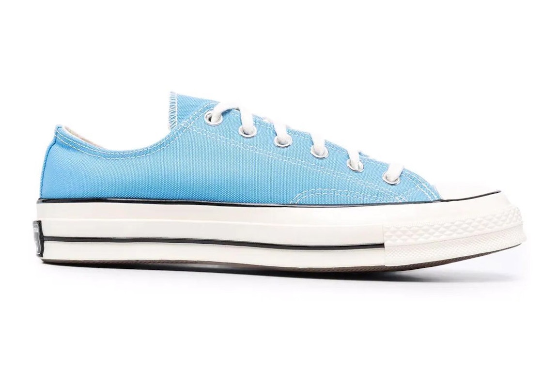 Pre-owned Converse Chuck Taylor All-star 70 Ox Vintage Blue In Blue/egret/black