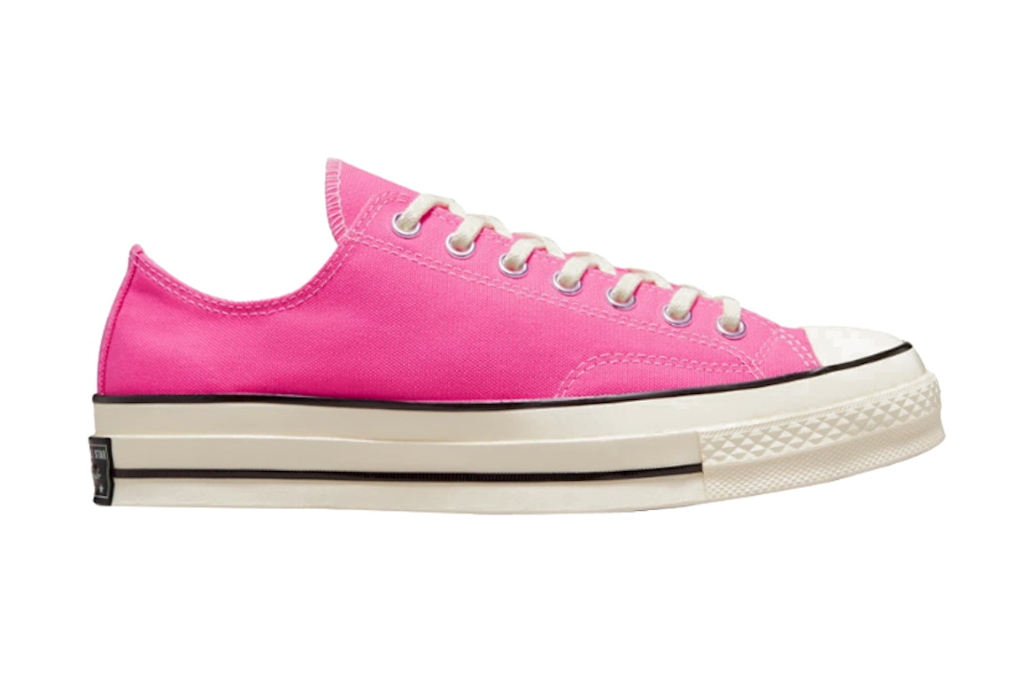 Pre-owned Converse Chuck Taylor All-star 70 Ox Vintage Canvas Pink In Pink/egret/black