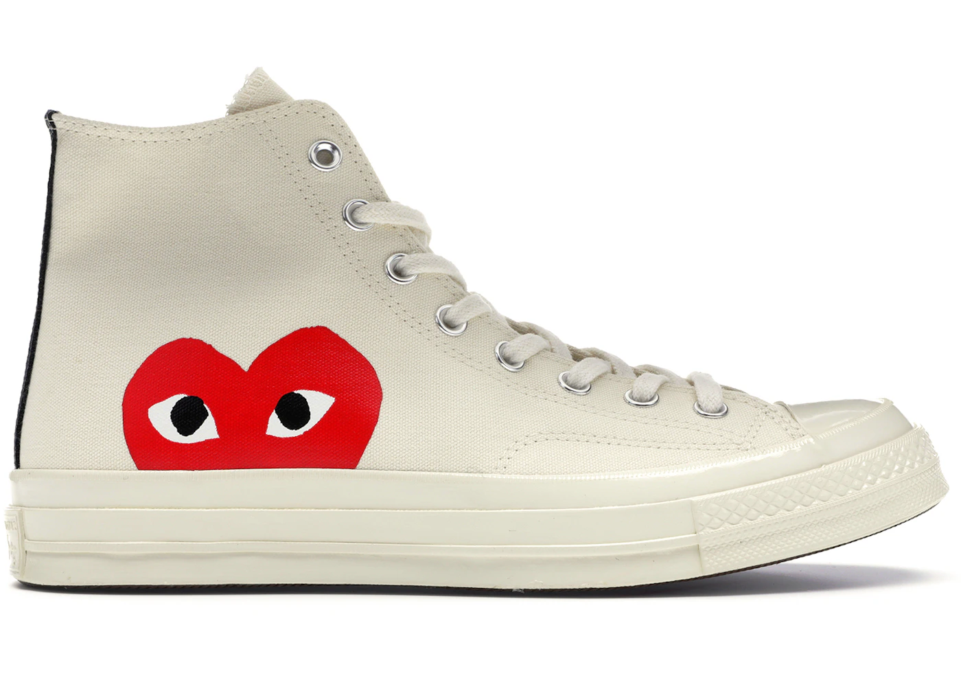 Converse Chuck Taylor All Star 70 Hi Comme des Garcons PLAY weiß Herren ...