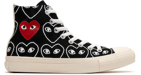 Converse Chuck Taylor All Star 70 Hi Comme des Garcons PLAY All-Over Black
