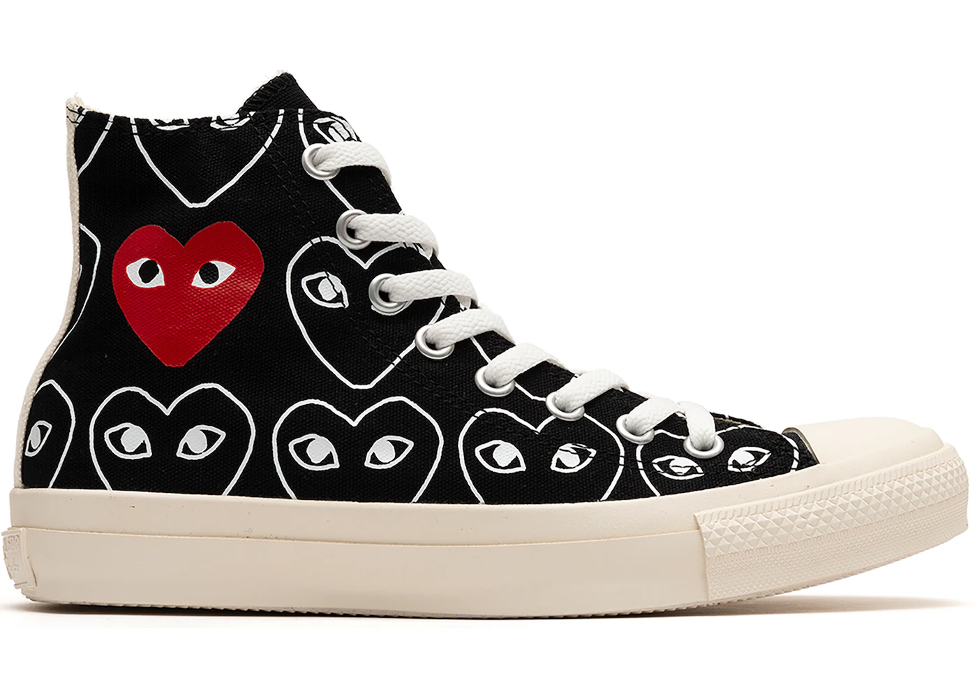 Converse Taylor All-Star 70 Comme des Garcons Play All-Over Black - -
