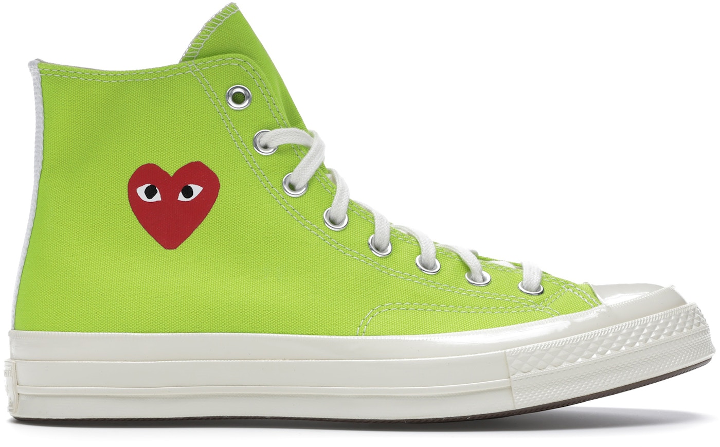 Converse Taylor All-Star 70 Hi Comme Garcons Play Bright Green - 168299C