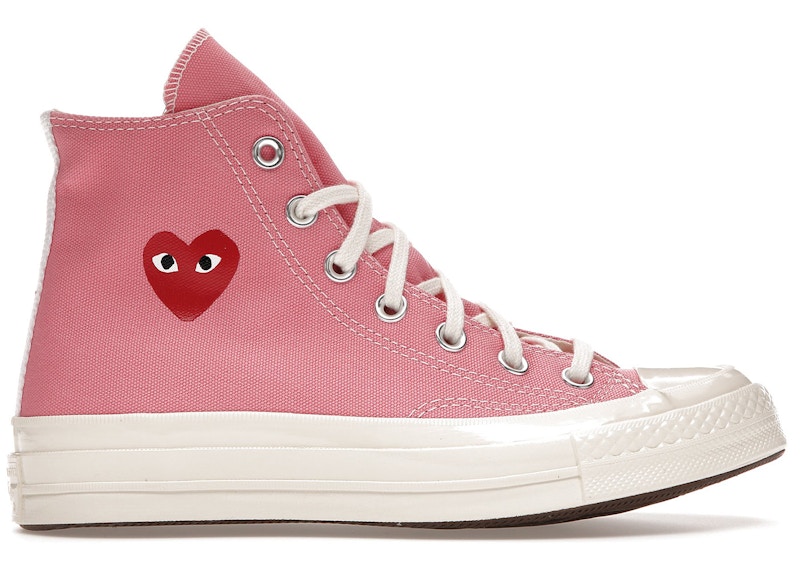 comme des garcons converse white high top