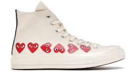 Converse Chuck Taylor All-Star 70 Hi Comme des Garcons Play Multi-Heart White