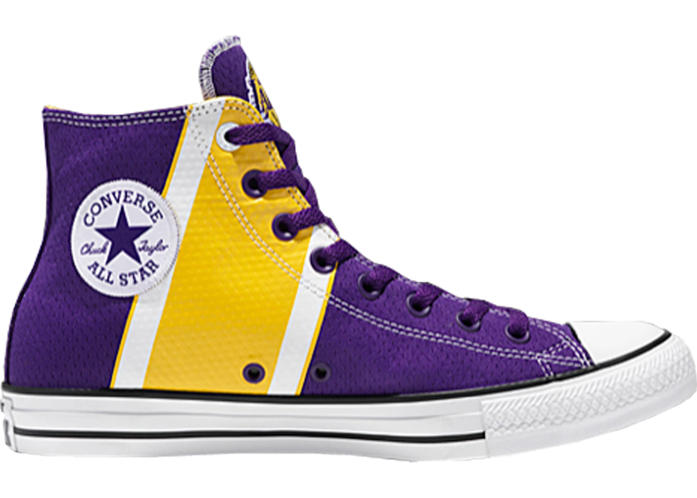 Converse lakers hotsell