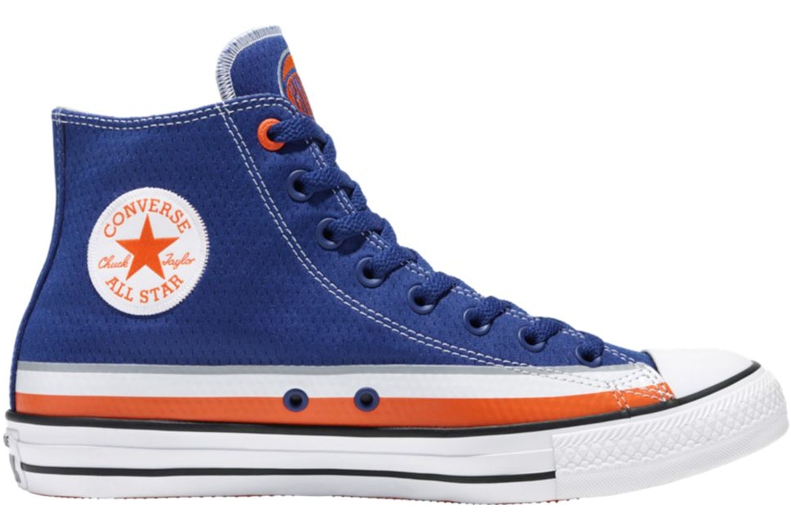 Click to view more detailed imagery on our partner's website Pre-owned Converse Chuck Taylor All-star 70 Hi Franchise New York Knicks In Blue/orange