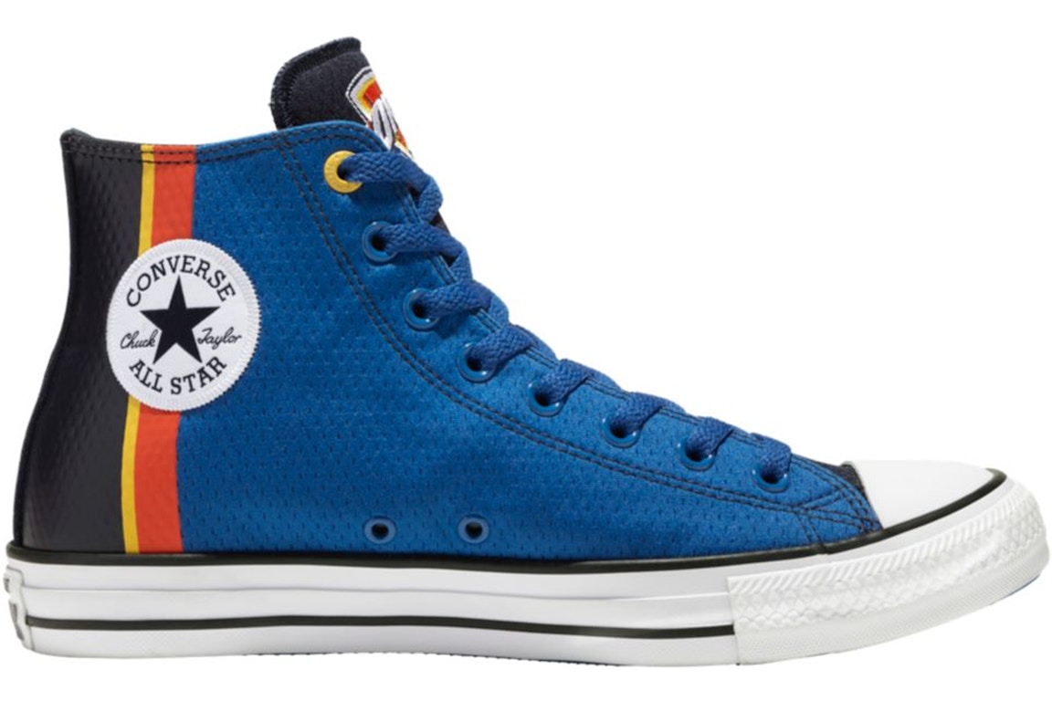 Click to view more detailed imagery on our partner's website Pre-owned Converse Chuck Taylor All-star 70 Hi Franchise Oklahoma City Thunder In Blue/navy