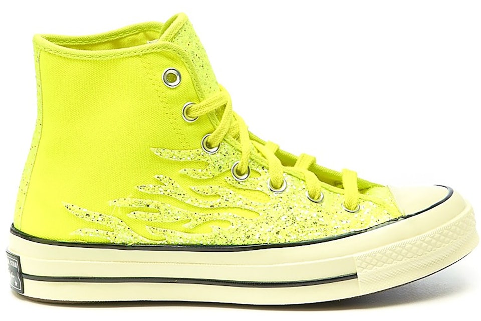 Converse Chuck Taylor All Star 70 Hi Glitter Shine Lemon