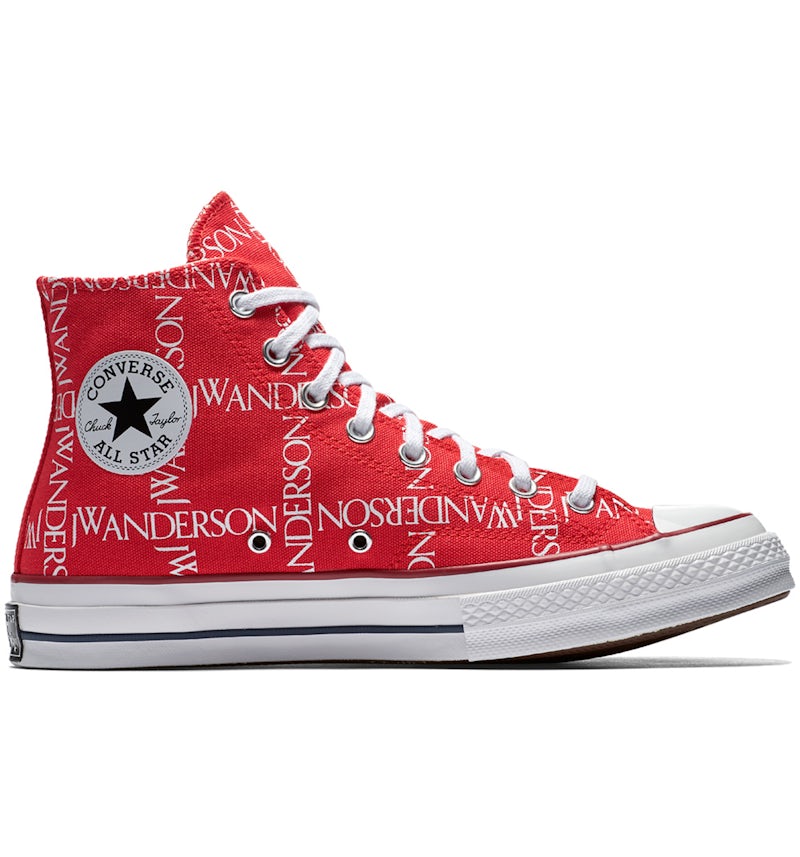 Converse Chuck Taylor All Star 70 Hi Grid JW Anderson Red Men s 162290C US
