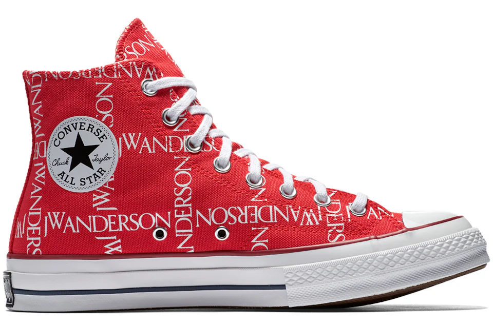 Converse Chuck Taylor All Star 70 Hi Grid JW Anderson Red