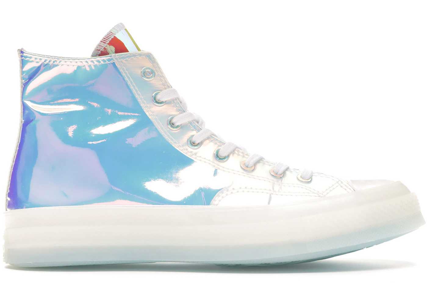 Converse iridescent white Clearance