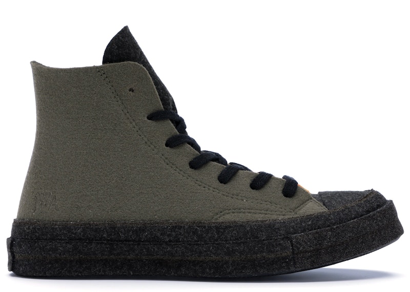 Converse Chuck Taylor All Star 70 Hi JW Anderson Felt Stone Grey