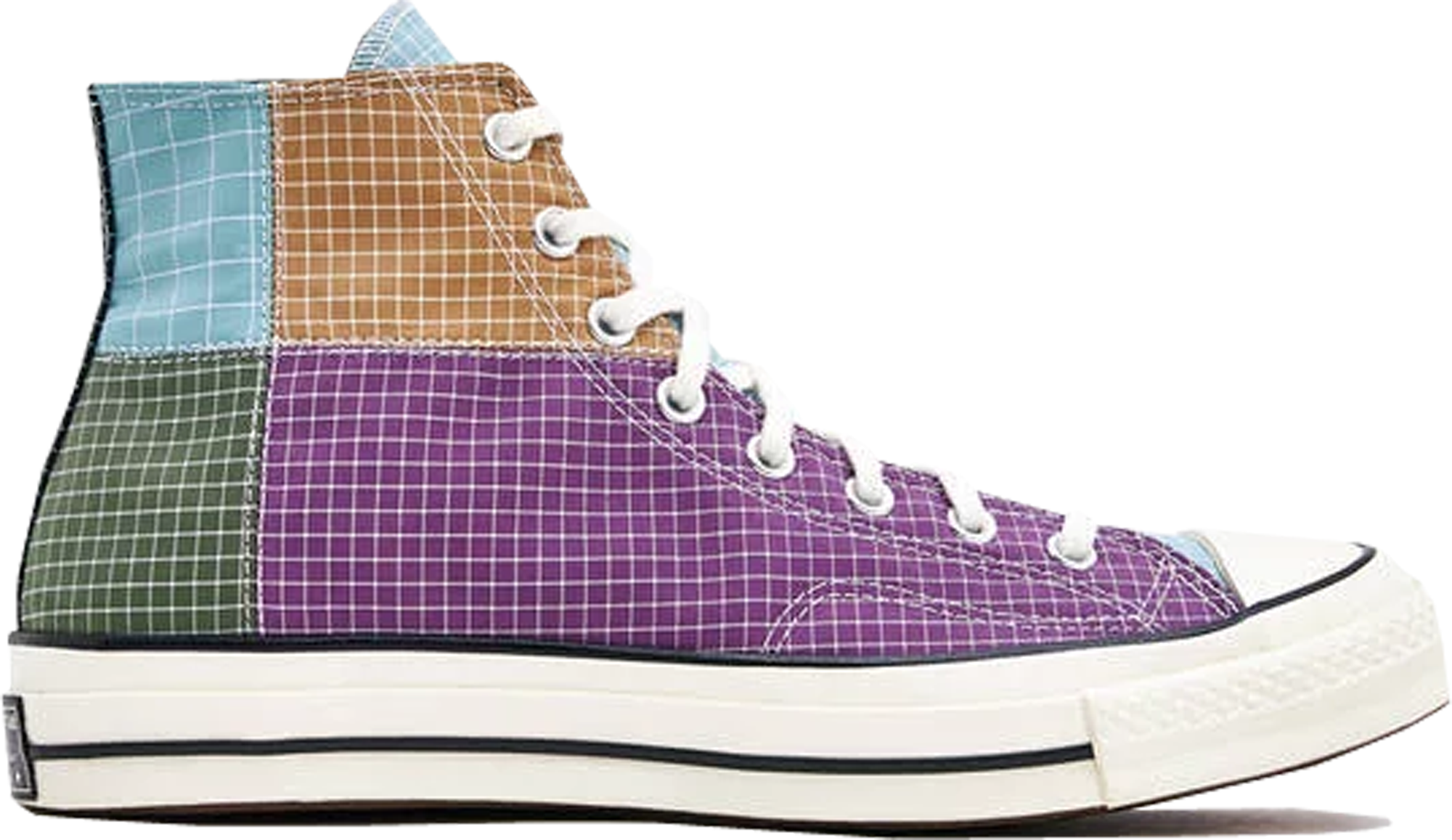 chuck taylor all star patchwork smoke high top