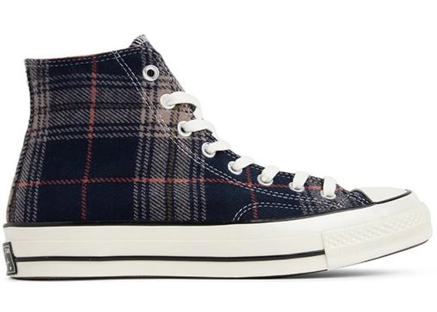 Converse Chuck Taylor All Star 70 Hi Plaid Pack Navy Men s