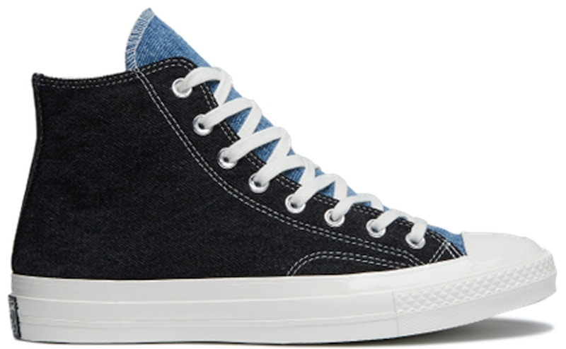 denim high top converse