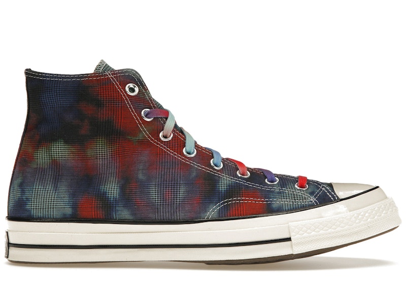 Converse tie dye discount rose