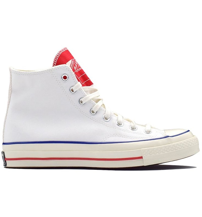Converse Chuck Taylor All Star 70 Hi Twisted Tongue White Red