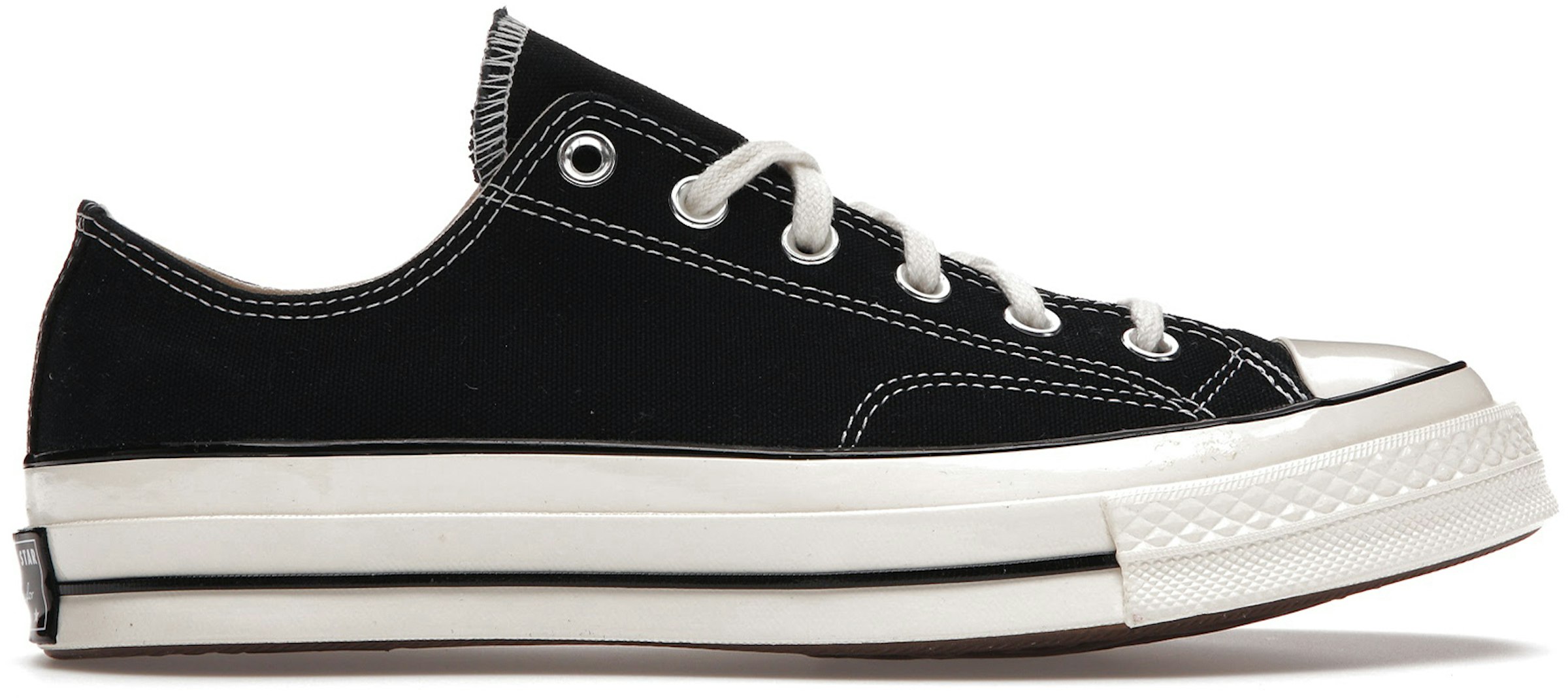 Opiáceo Opaco Acurrucarse Converse Chuck Taylor All-Star 70 Ox Black White Men's - 162058C - US