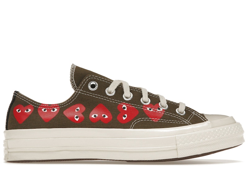 black comme des garcons converse