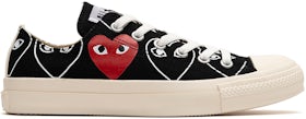 Converse Chuck Taylor All-Star 70 Ox Comme des Garcons Play All-Over Black