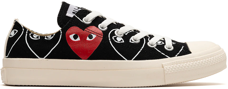 Chuck All-Star 70 Ox Comme des Garcons Play All-Over Black - -