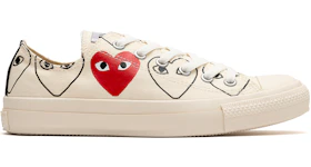 Converse Chuck Taylor All-Star 70 Ox Comme des Garcons Play All-Over Natural