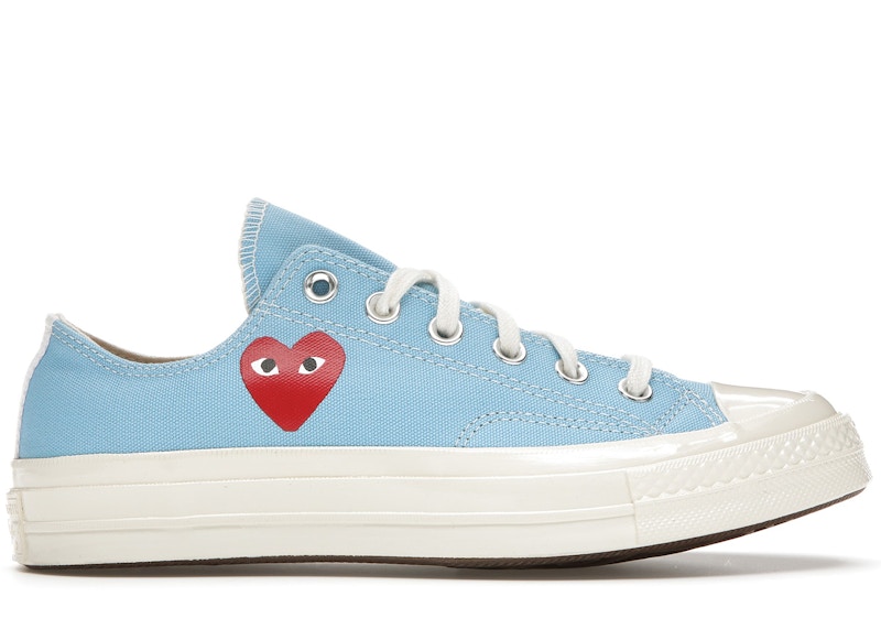 converse cdg bright blue