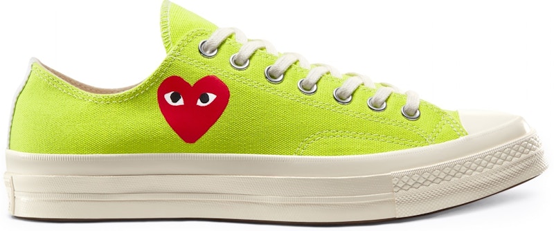 comme de garcons converse green