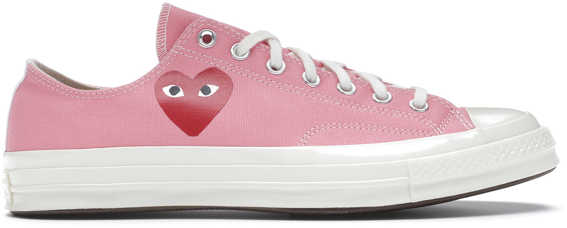 Converse Taylor All-Star 70 Ox des Garcons Play Bright Pink Men's - 168304C - US
