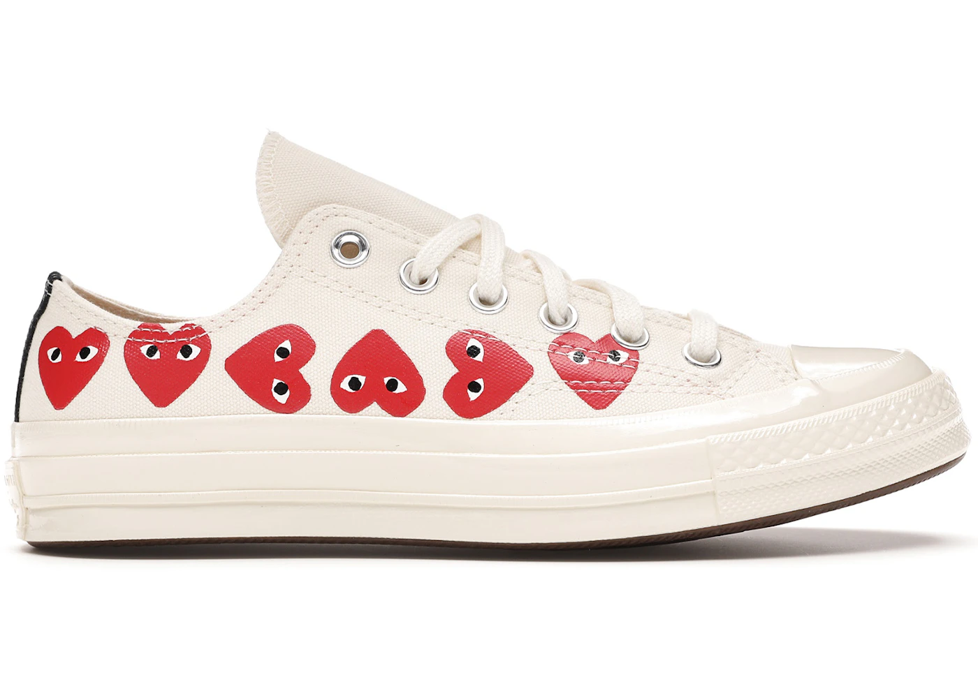 Taylor All-Star 70 Ox Comme des Garcons Play Multi-Heart White Men's - - US