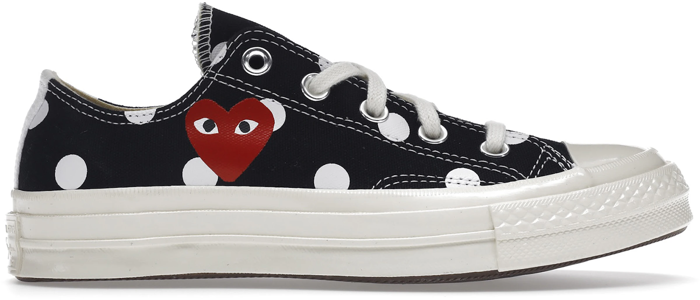Zielig tuin Woning Converse Chuck Taylor All-Star 70 Ox Comme des Garcons PLAY Polka Dot Black  - 157248C - US