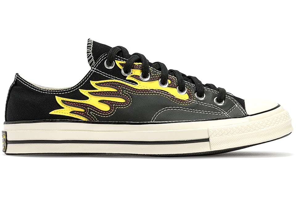 Converse Chuck Taylor All Star 70 Ox Leather Flame Black Men s