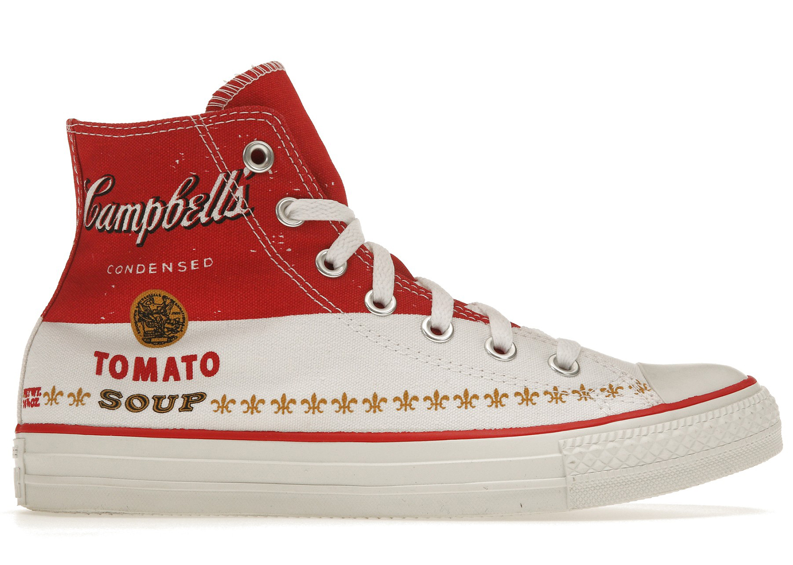 Converse Chuck Taylor All Star CT Hi Casino Andy Warhol Campbell's Soup