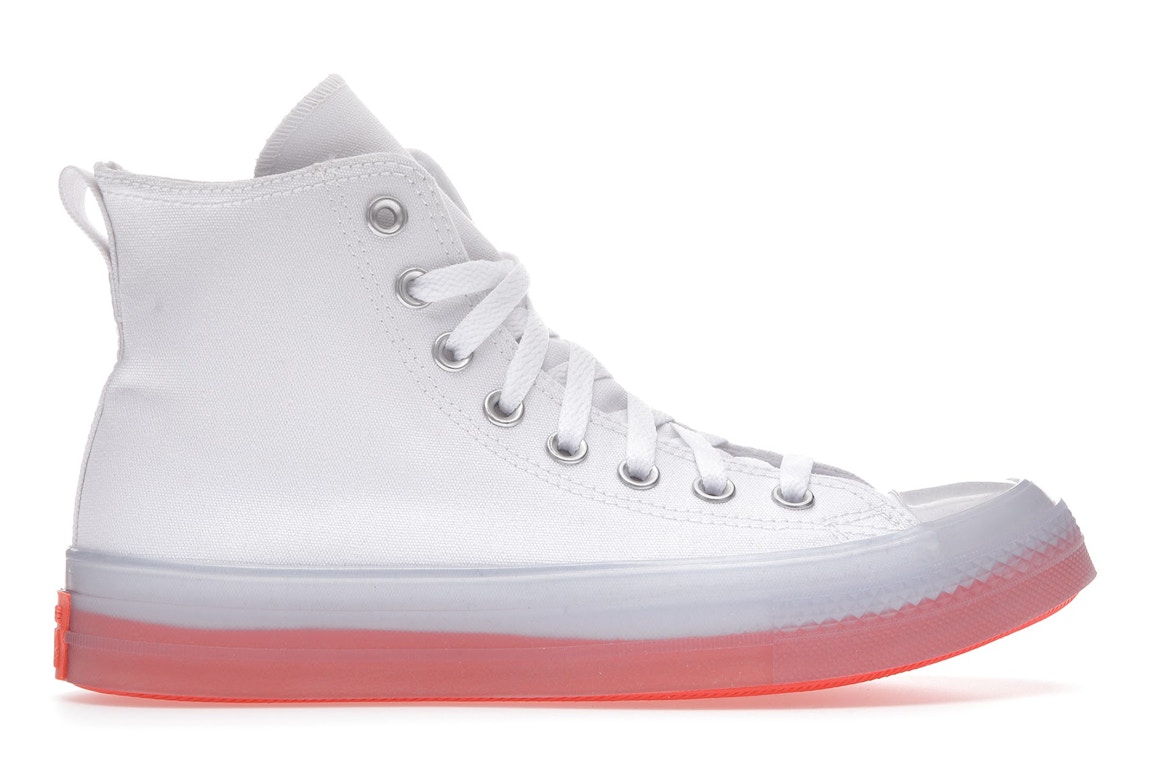 Pre-owned Converse Chuck Taylor All-star Cx Hi White Wild Mango In White/clear/wild Mango