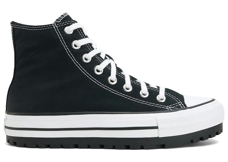 Men's Converse Chuck Taylor All Star City Trek Hi Sneakers in Black/White