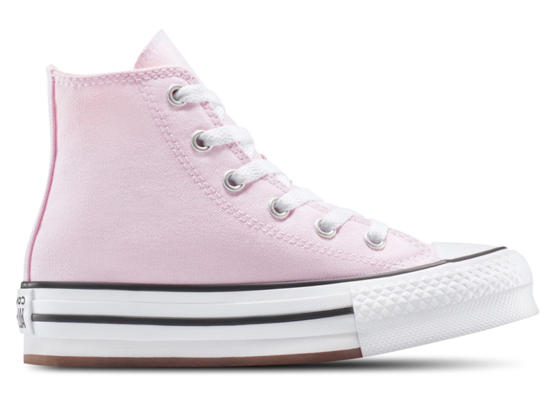 CONVERSE Pre-owned Chuck Taylor All Star Eva Lift Platform Hi Sneakers In Sugar Berry/white/black In Multi